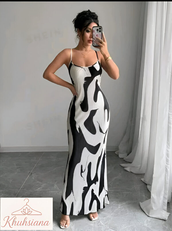 Graphic Printed Dress - Image 3