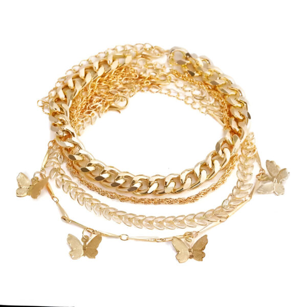 Multi Strand Brown Bracelet For Women/Girls - Image 4