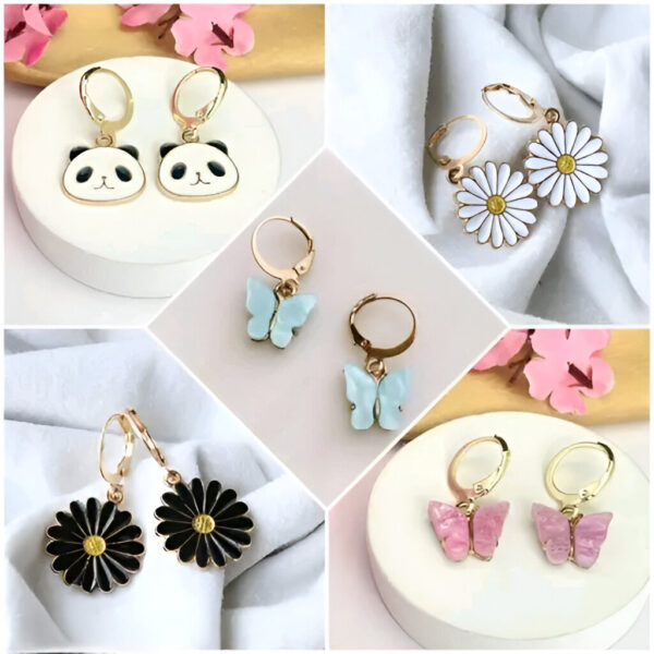 Beautiful 5 Earrings combo for women and girls - Image 3