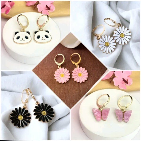 Beautiful 5 Earrings combo for women and girls - Image 2