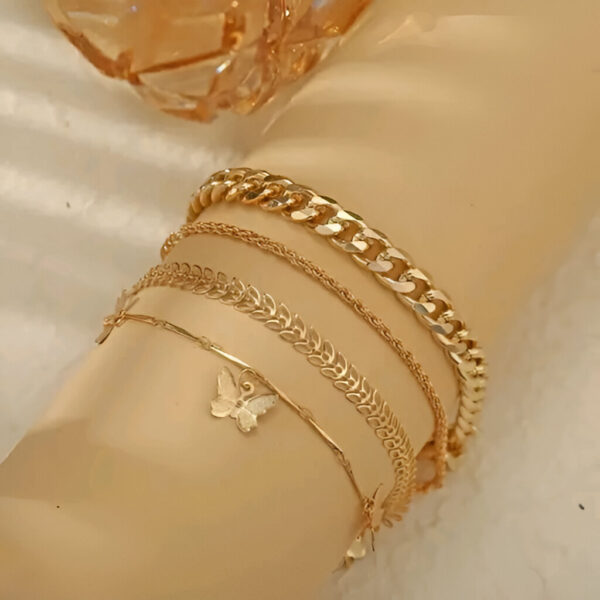 Multi Strand Brown Bracelet For Women/Girls - Image 2