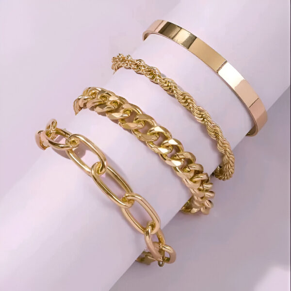 Trendy Floral Heart Globe Multi Designs Splendid Bracelets For Women - Image 3
