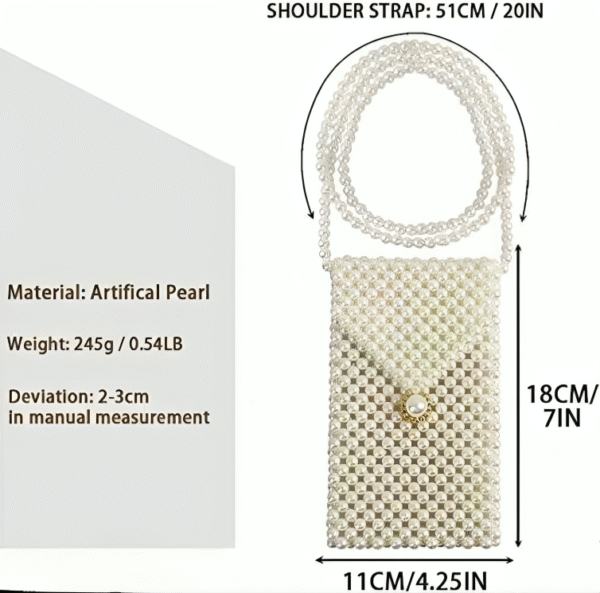 White Pearl Bag - Image 3