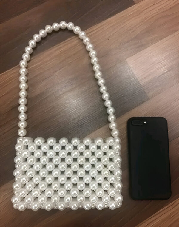 Luxury White Pearl Purses - Image 4