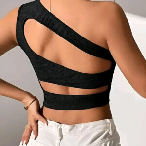 Stylish crop top back cut